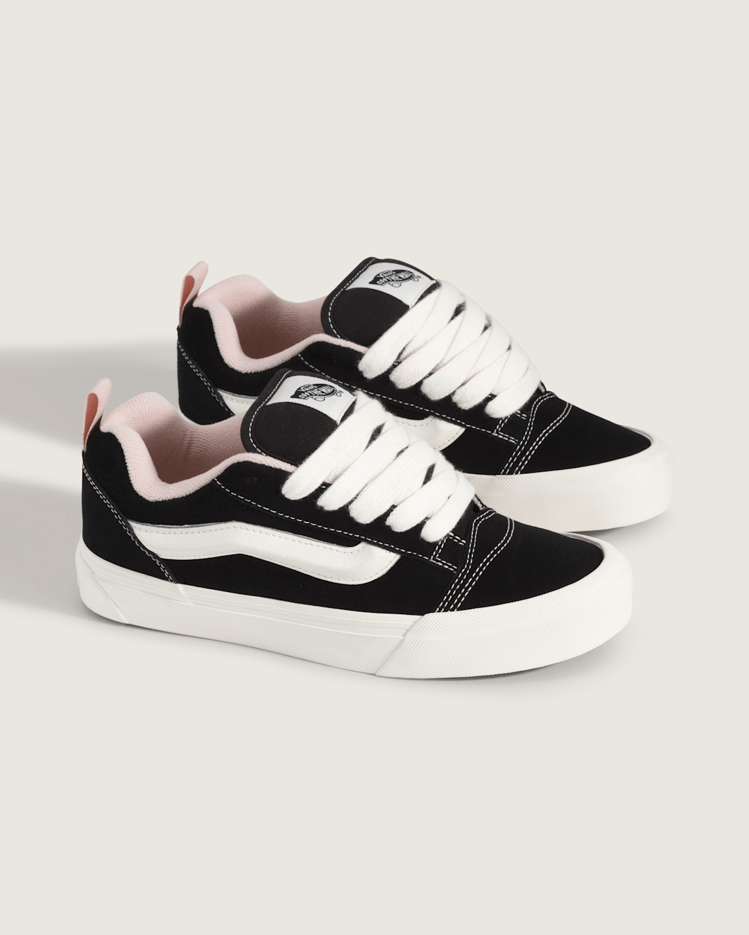 Knu Skool Shoe in Black / Sepia Rose Pink | Vans on sale