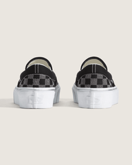 Classic Slip-On Platform Checkerboard Shoe in Checkerboard Black | Vans on sale