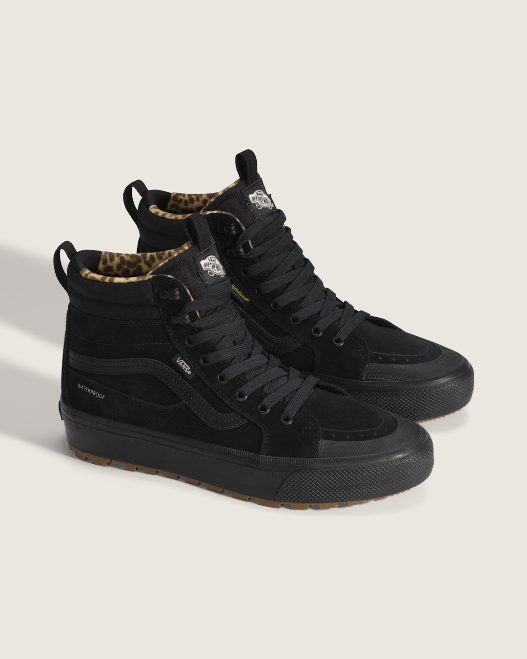 Sk8-Hi Waterproof Insulated Shoe in Leopard Black | Vans outlet