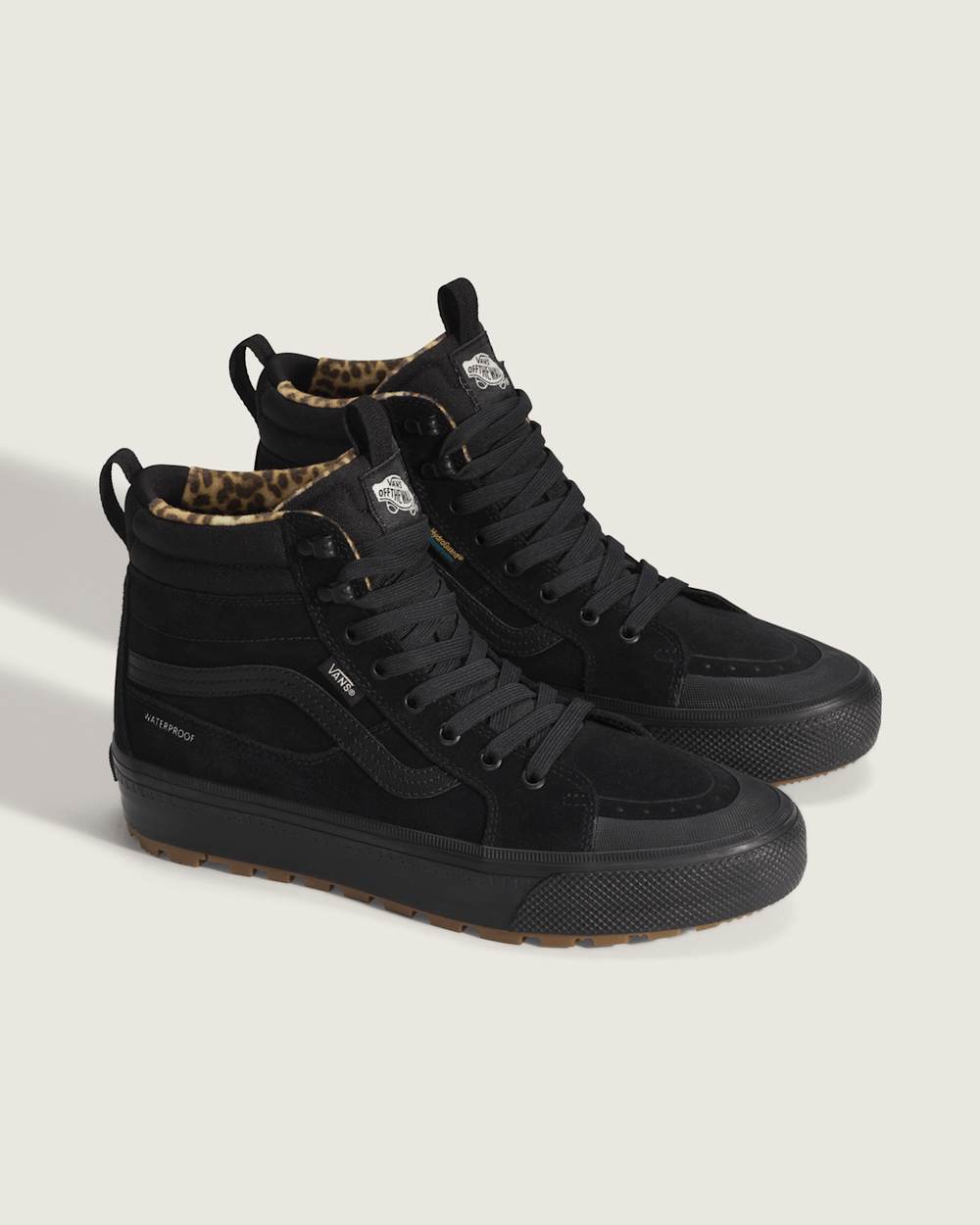 Sk8-Hi Waterproof Insulated Shoe in Leopard Black | Vans outlet