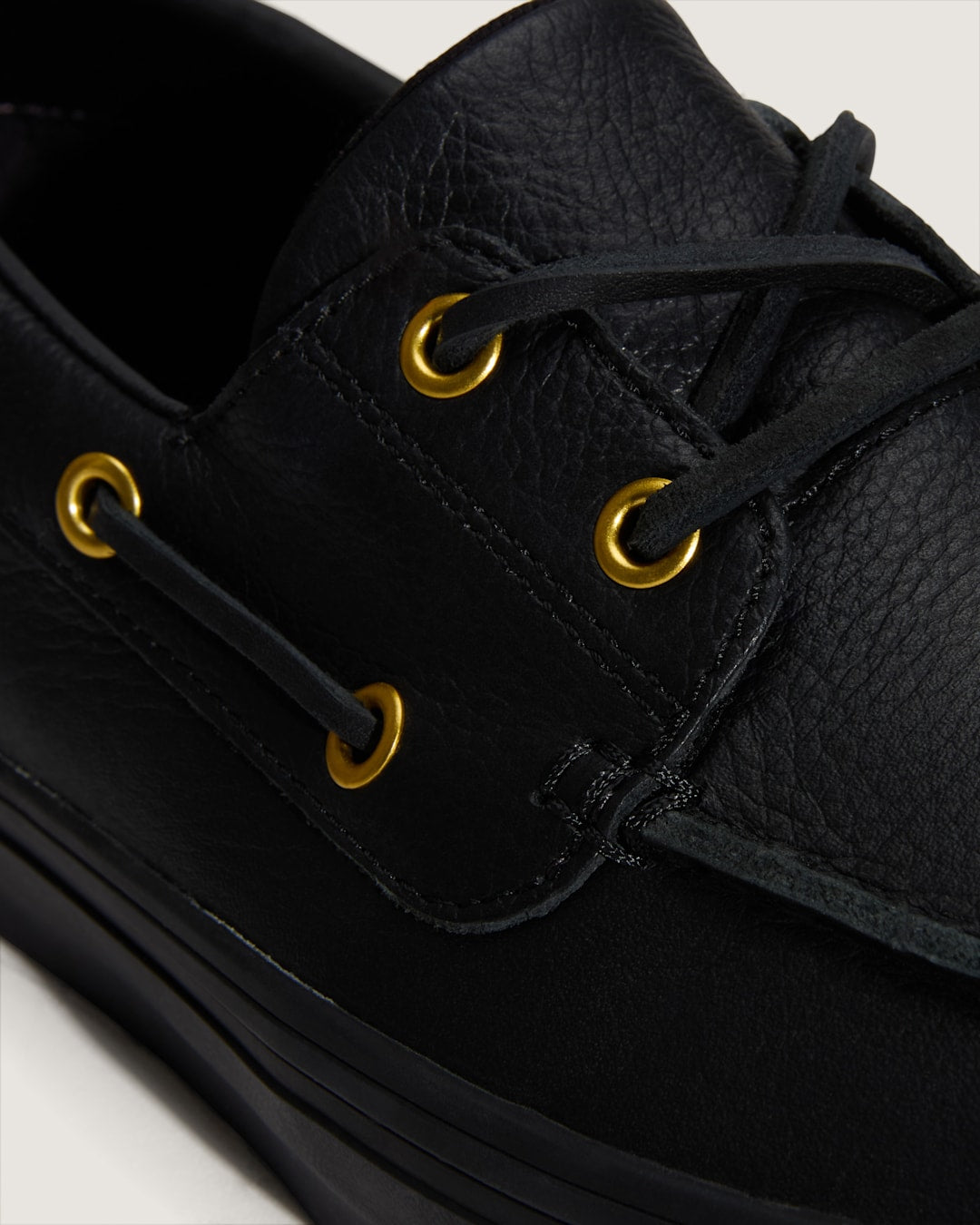 2-Eyelet Boat Shoe in Black | Vans sale
