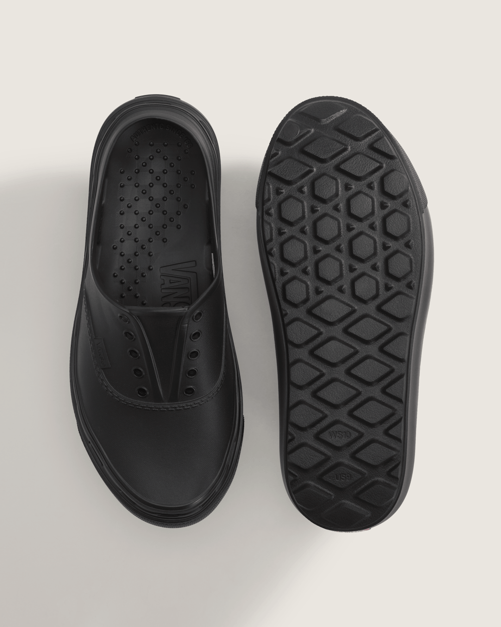 Authentic Foam Mule in Black | Vans outlet