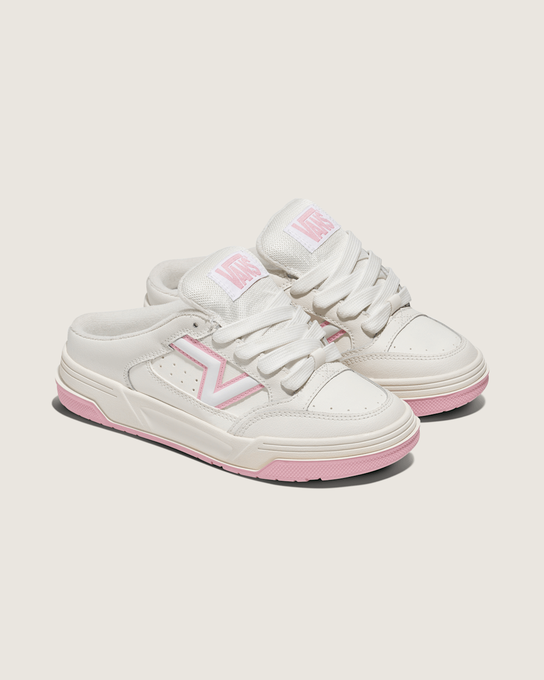 Upland Mule Shoe in Off White / Pink | Vans outlet