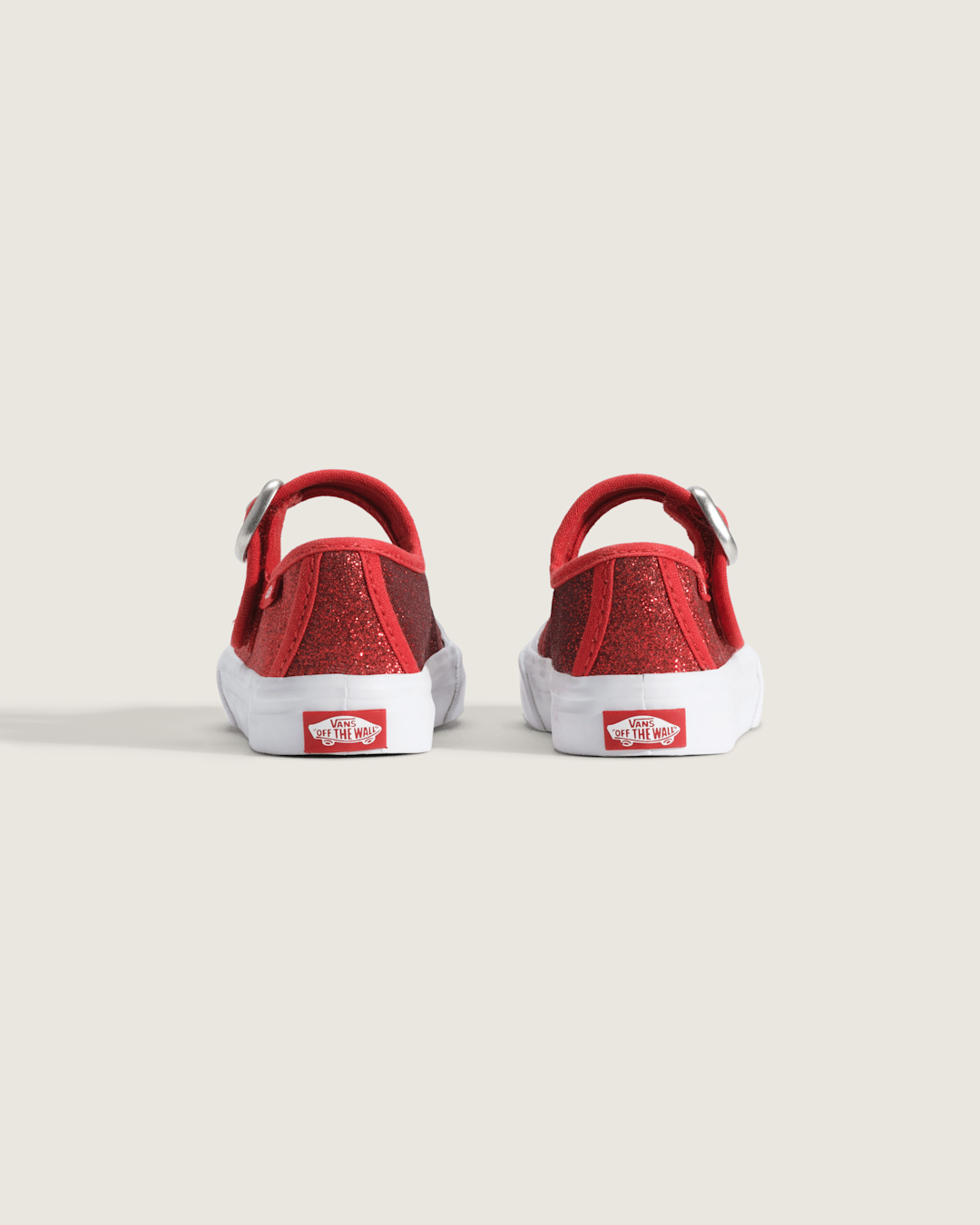 Toddler Mary Jane Shoe in Glitter Red | Vans outlet