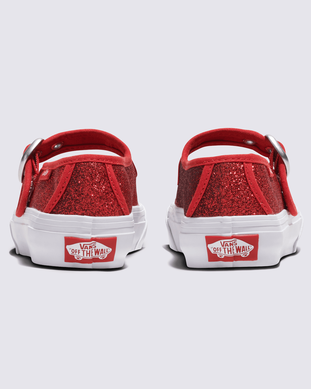 Little Kids Mary Jane Shoe in Glitter Red | Vans on sale