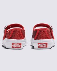 Little Kids Mary Jane Shoe in Glitter Red | Vans on sale