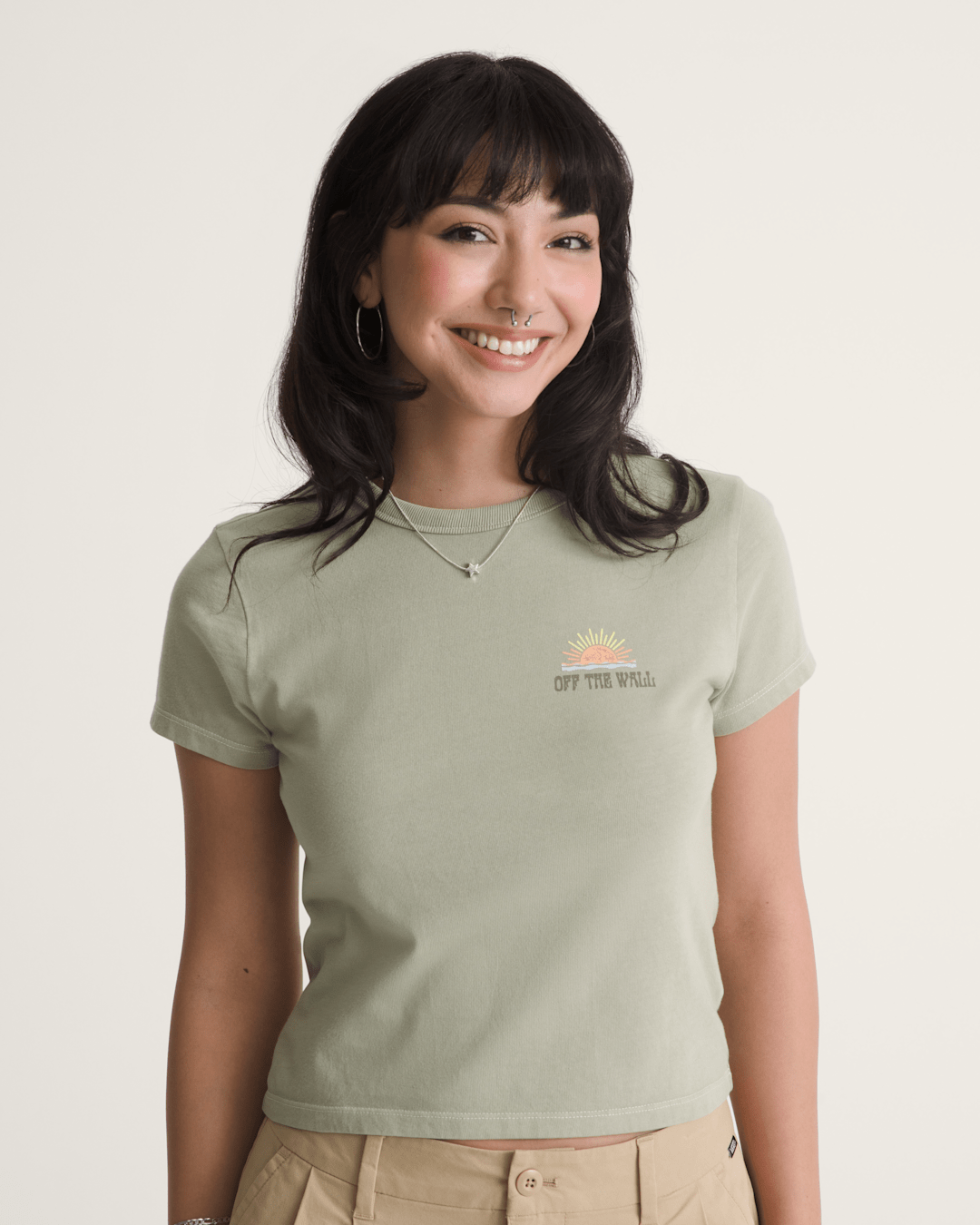 Pipe Dream T-Shirt in Soft Sage Green | Vans outlet