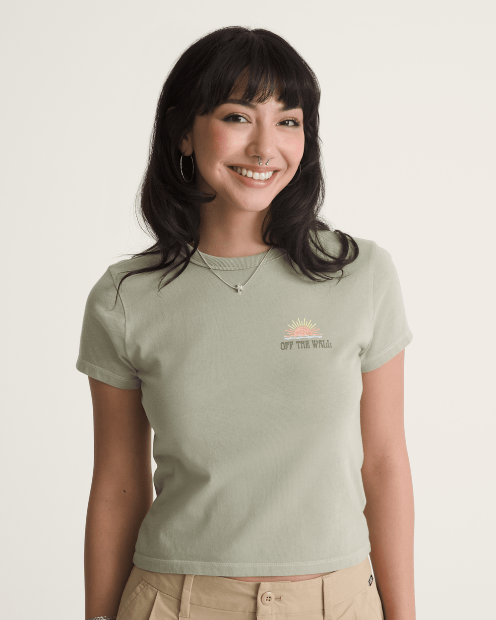 Pipe Dream T-Shirt in Soft Sage Green | Vans outlet