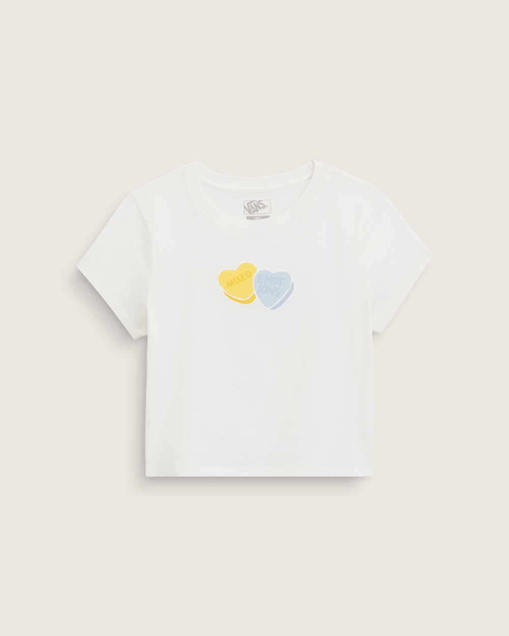 Candy Mixed Emo T-Shirt in Marshmallow White | Vans sale