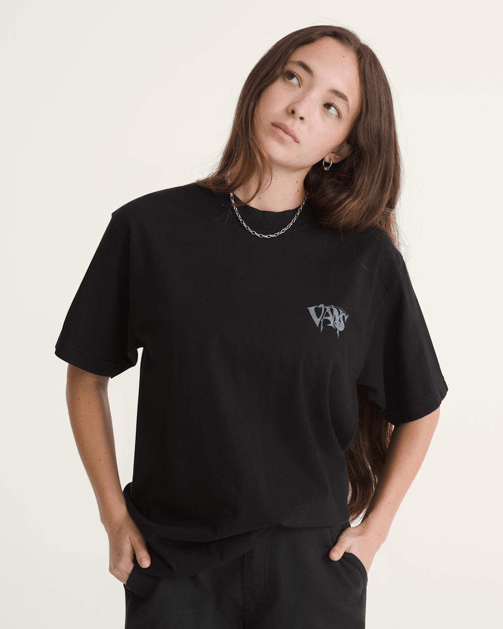 Waffle Shop Optic Eye T-Shirt in Black | Vans discount