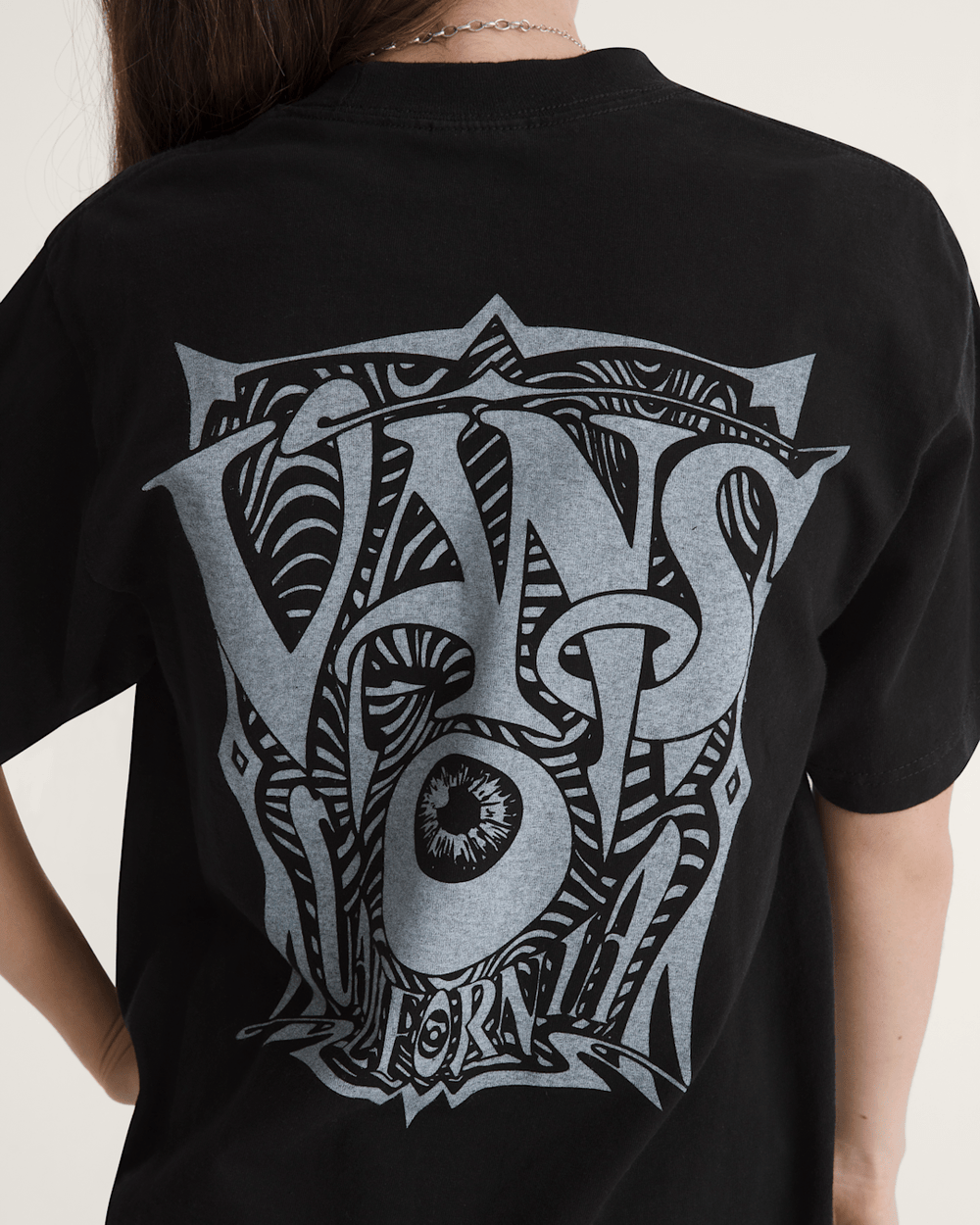 Waffle Shop Optic Eye T-Shirt in Black | Vans discount