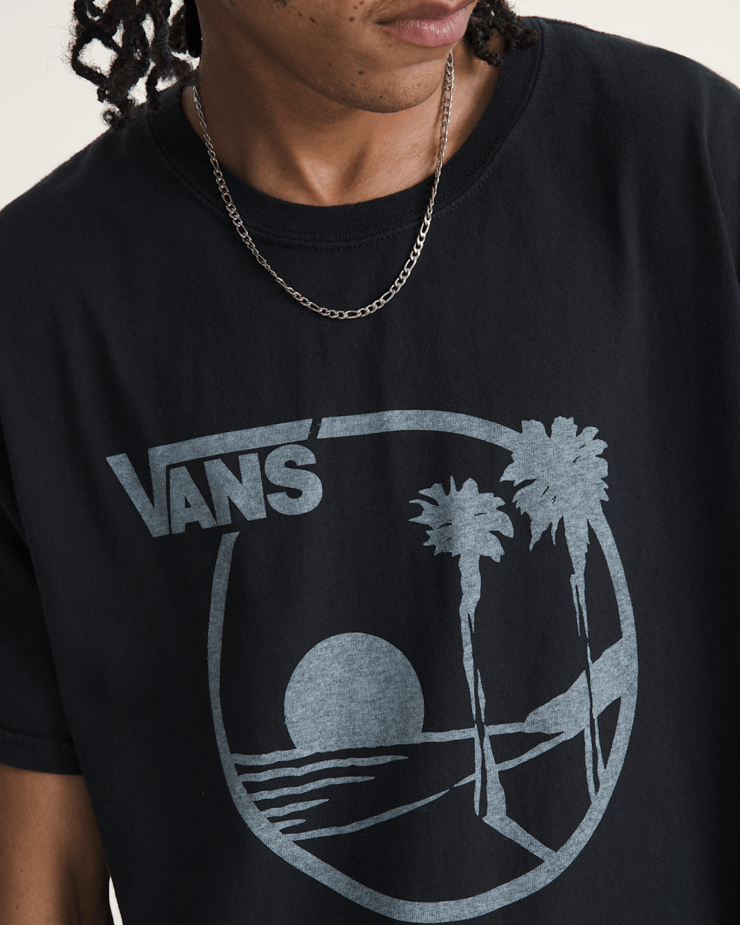 Waffle Shop Sun Vans Style T-Shirt in Black | Vans on sale