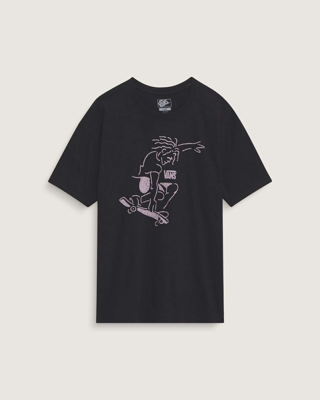 Waffle Shop Skate Crest T-Shirt in Black | Vans sale