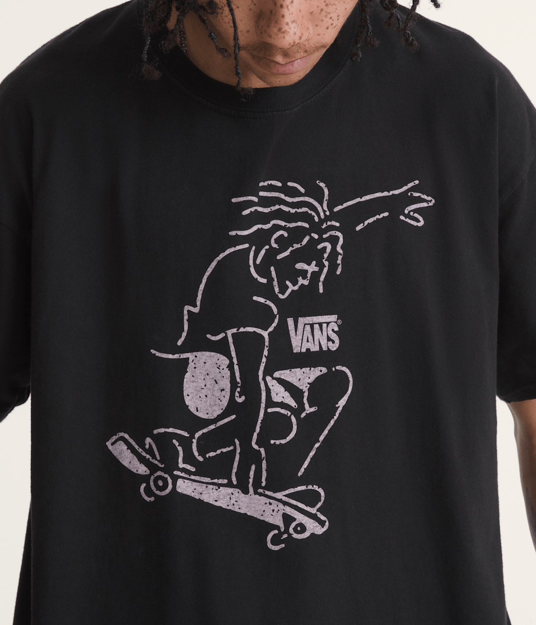 Waffle Shop Skate Crest T-Shirt in Black | Vans sale