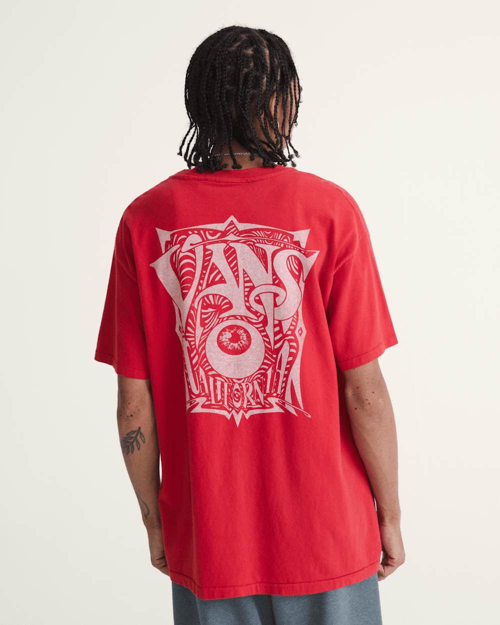 Waffle Shop Optic Eye T-Shirt in Red | Vans on sale