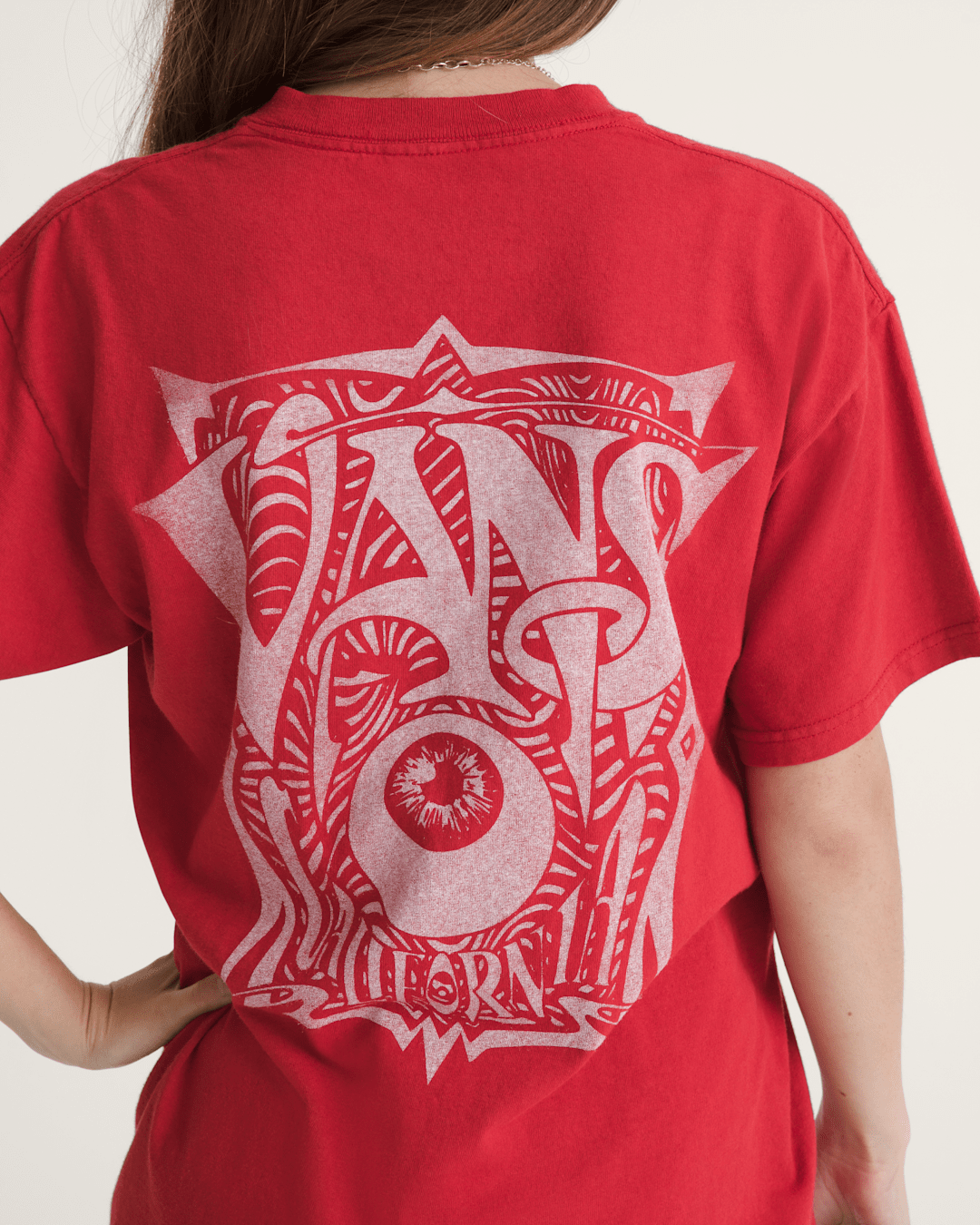 Waffle Shop Optic Eye T-Shirt in Red | Vans on sale