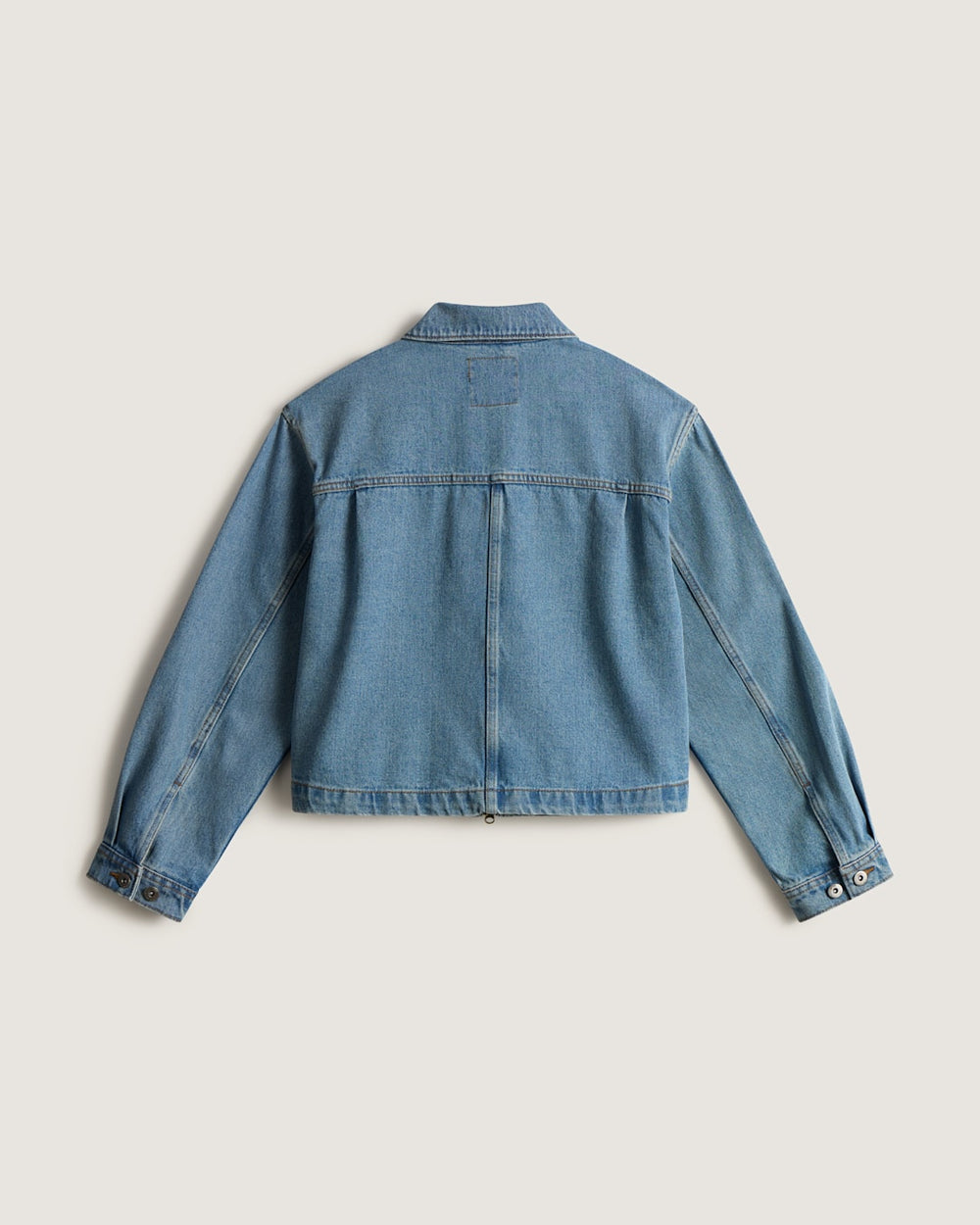 Emily Boxy Work Wear Jacket in Stonewash Blue | Vans online