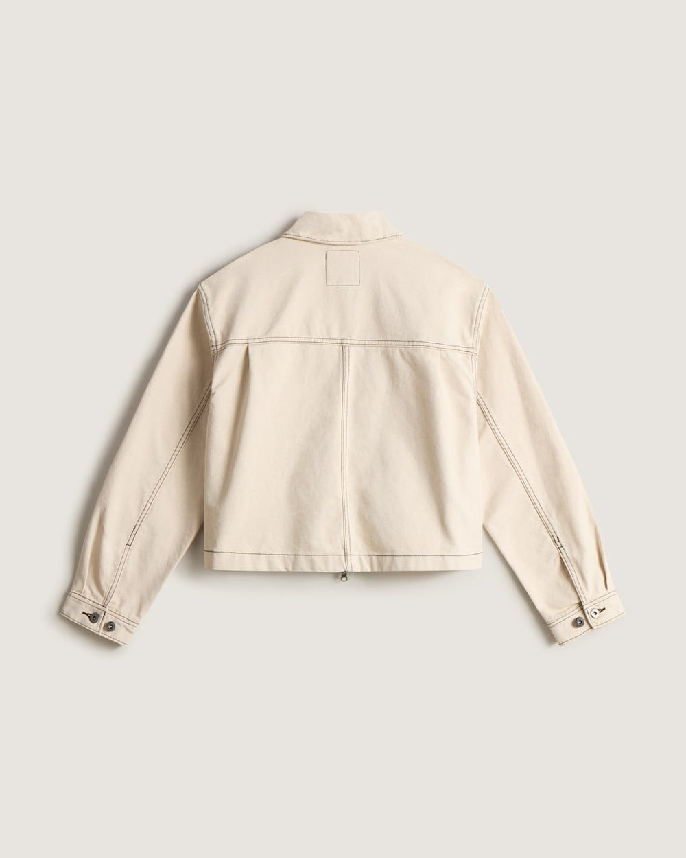 Emily Boxy Work Wear Jacket in Natural Seed | Vans near me