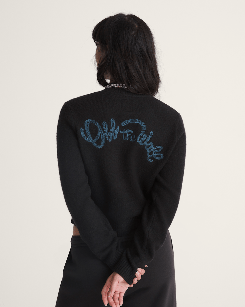 Dolly Chain Stitch Cardigan Sweater in Black | Vans outlet