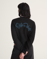 Dolly Chain Stitch Cardigan Sweater in Black | Vans outlet
