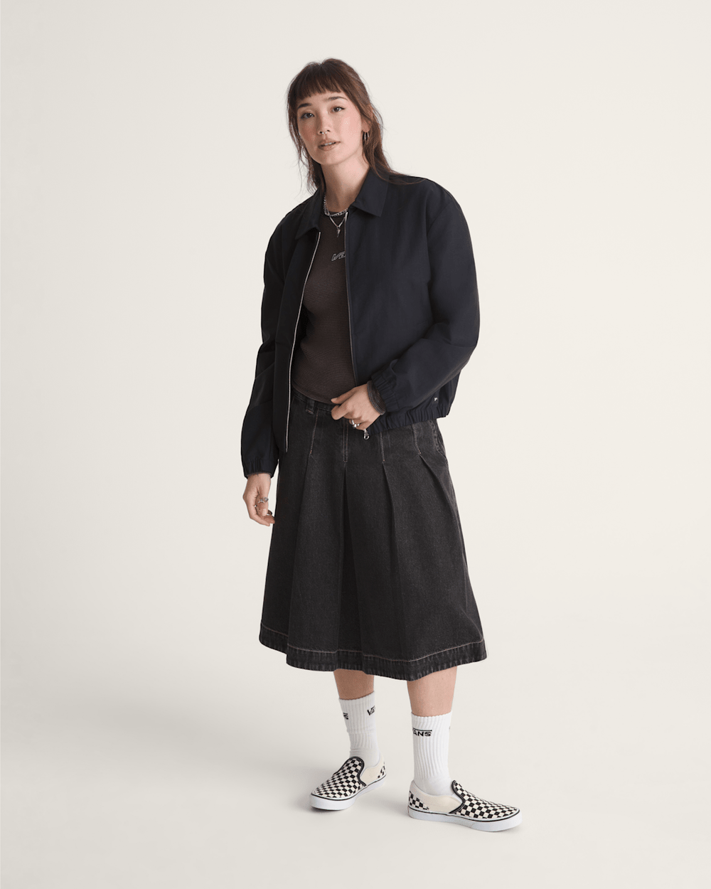 Lightweight Bomber Jacket in Black | Vans on sale