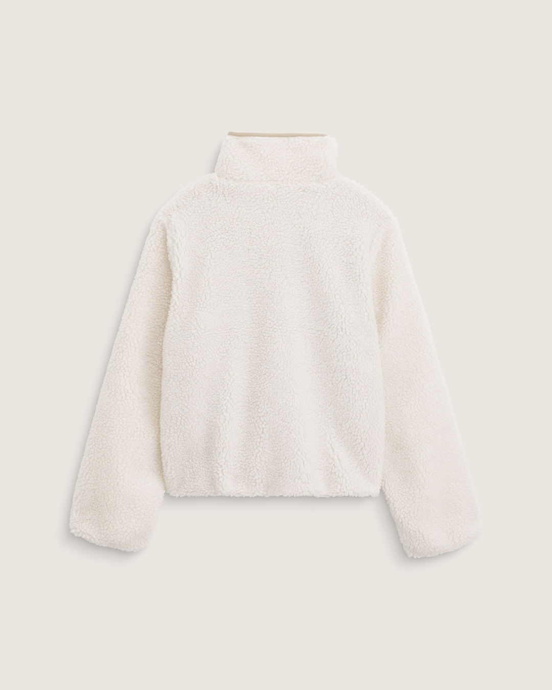 Misty Fog High Pile Jacket in Egret Beige | Vans discount