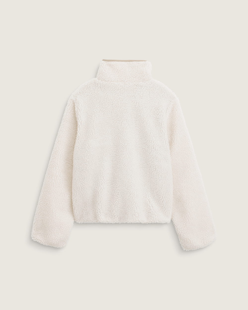 Misty Fog High Pile Jacket in Egret Beige | Vans discount