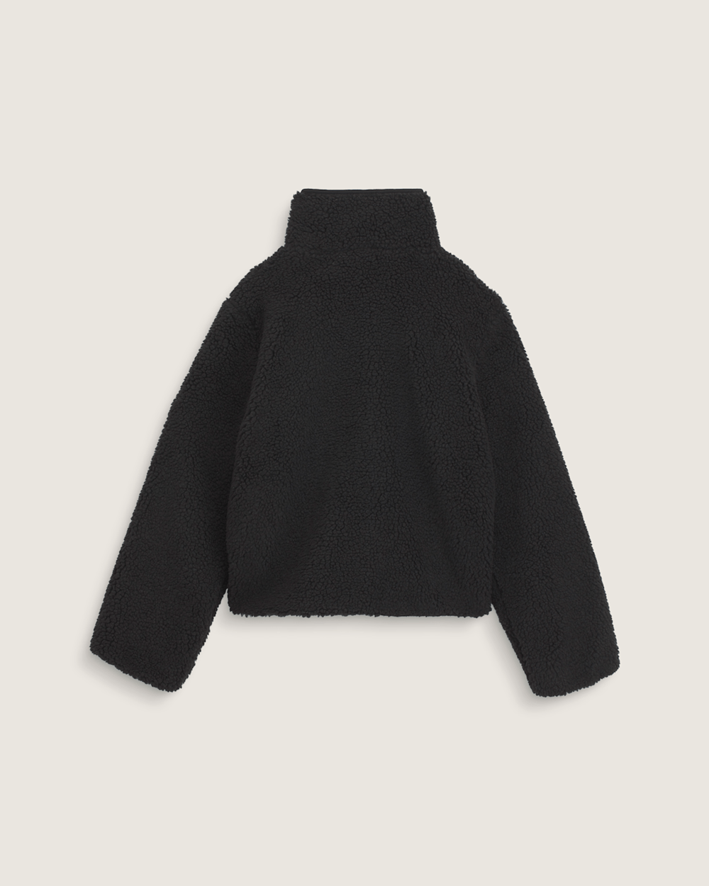 Misty Fog High Pile Jacket in Black | Vans outlet