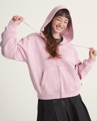 Salton Washed Full Zip Hoodie in CORAL BLUSH | Vans near me