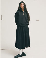 Script Logo Mock Neck Sweatshirt in Black | Vans online