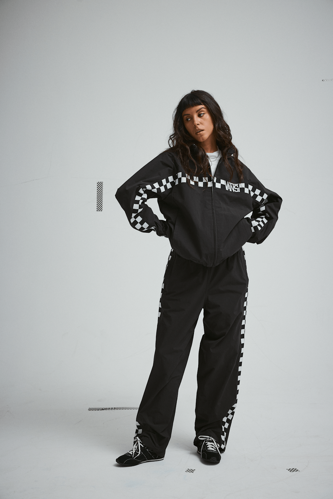 Ronnie Track Jacket in Black | Vans near me