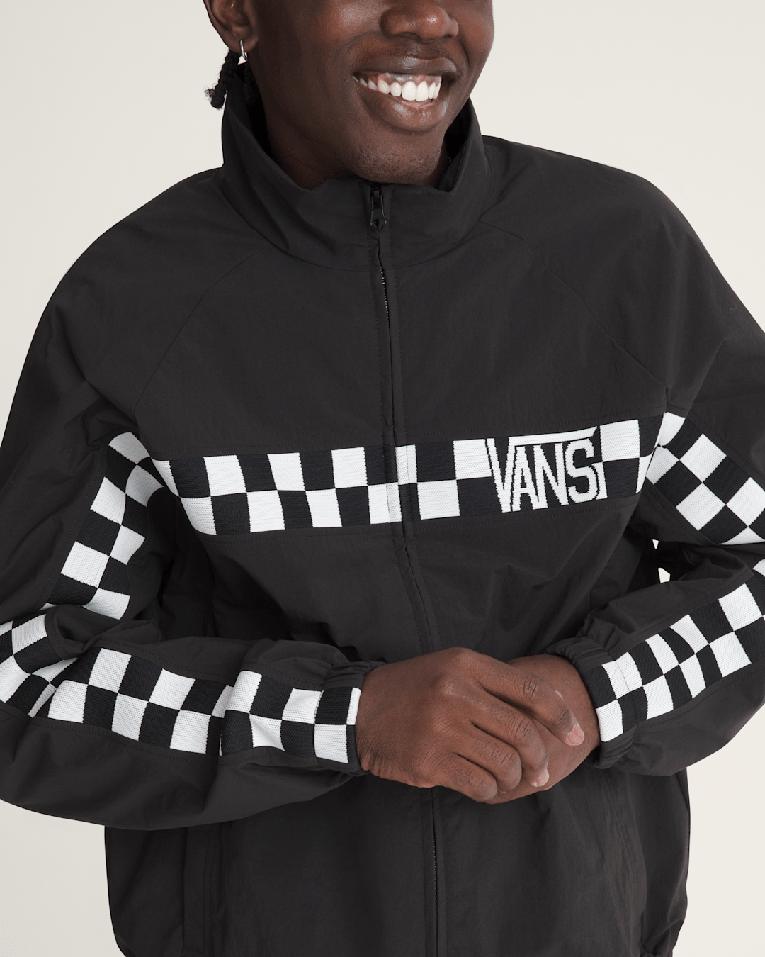 Ronnie Track Jacket in Black | Vans near me