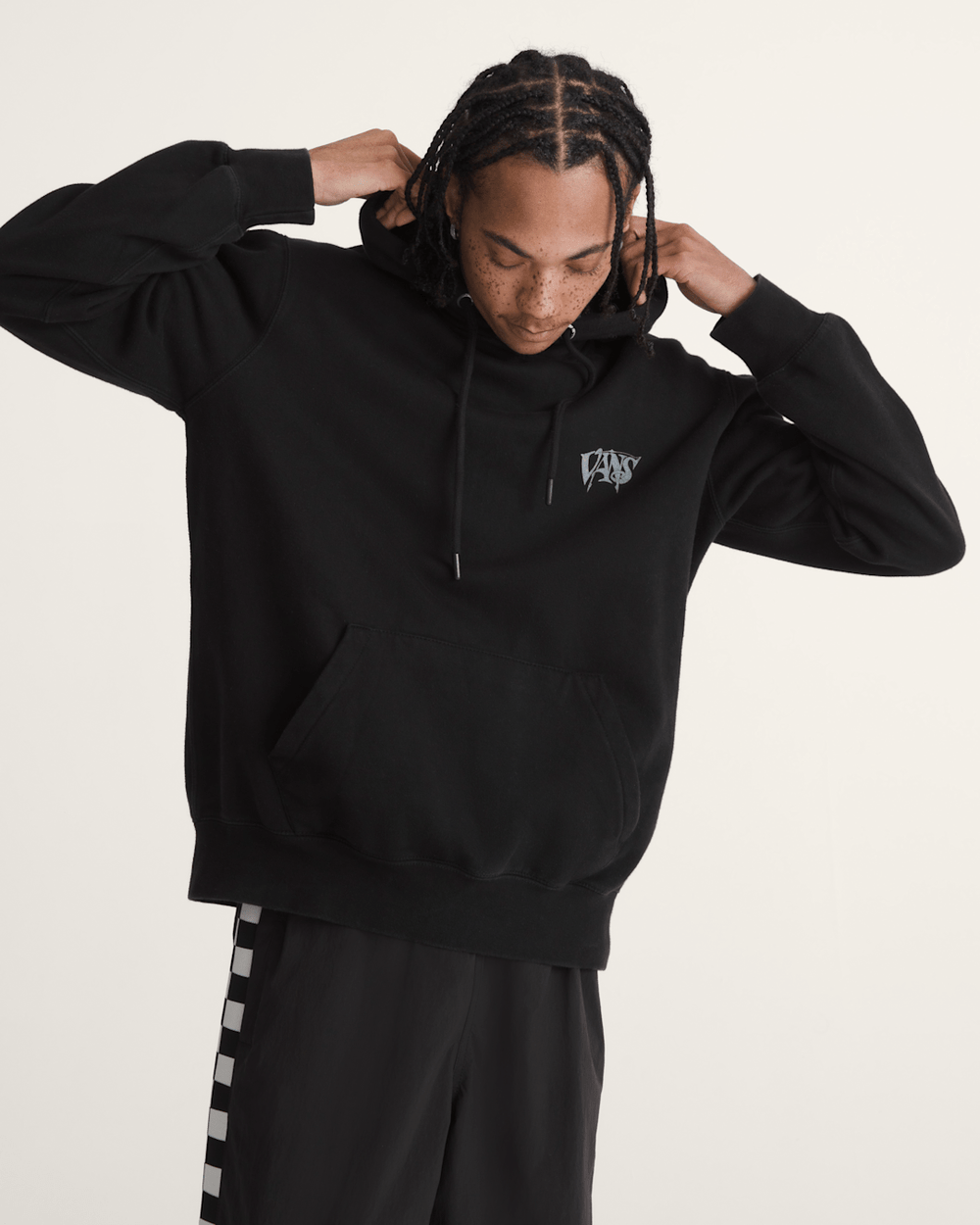 Waffle Shop Optic Eye Pullover Hoodie in Black | Vans outlet