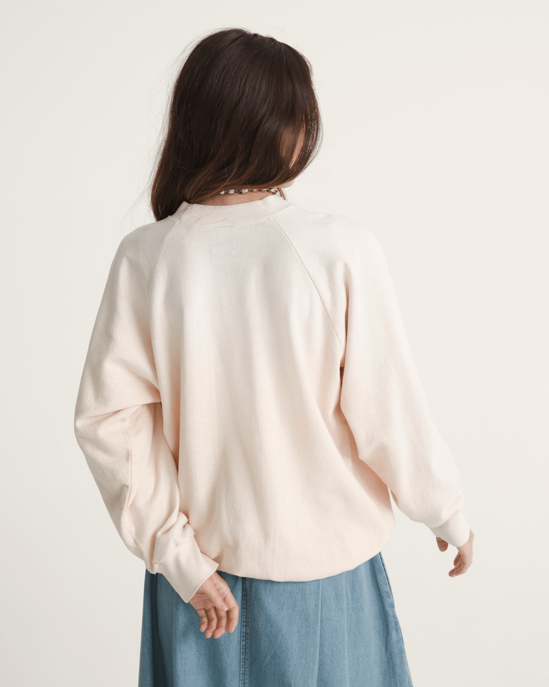 Waffle Shop Wave Blend Crewneck Sweatshirt in Marshmallow White | Vans sale