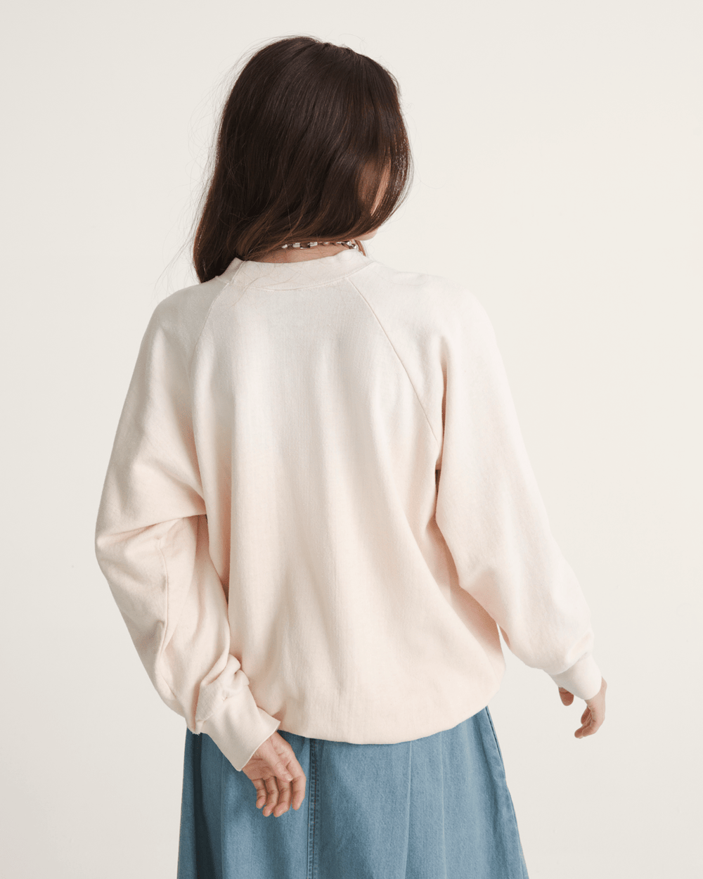 Waffle Shop Wave Blend Crewneck Sweatshirt in Marshmallow White | Vans sale