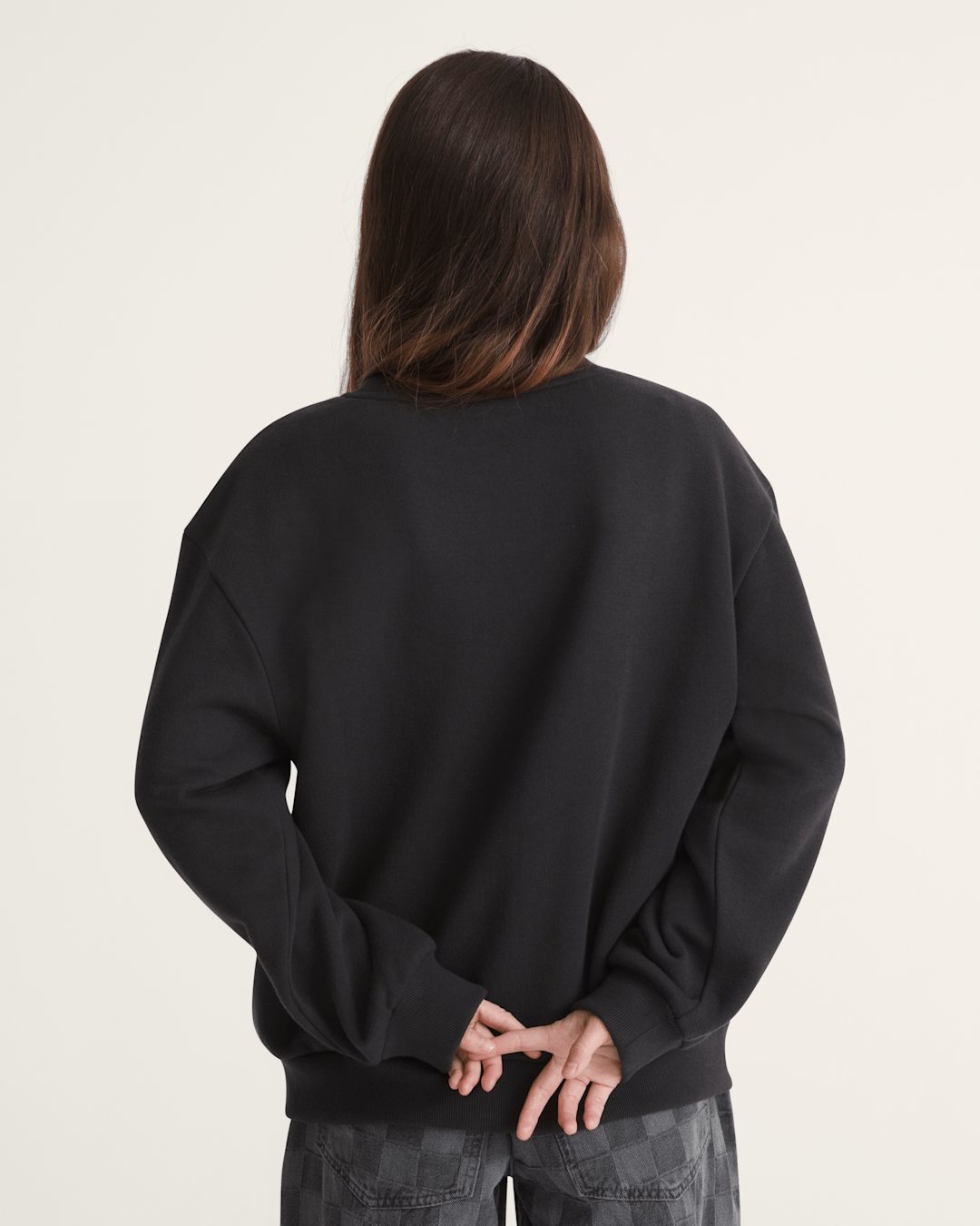 Salton Pearls Crew Sweatshirt in Black | Vans online