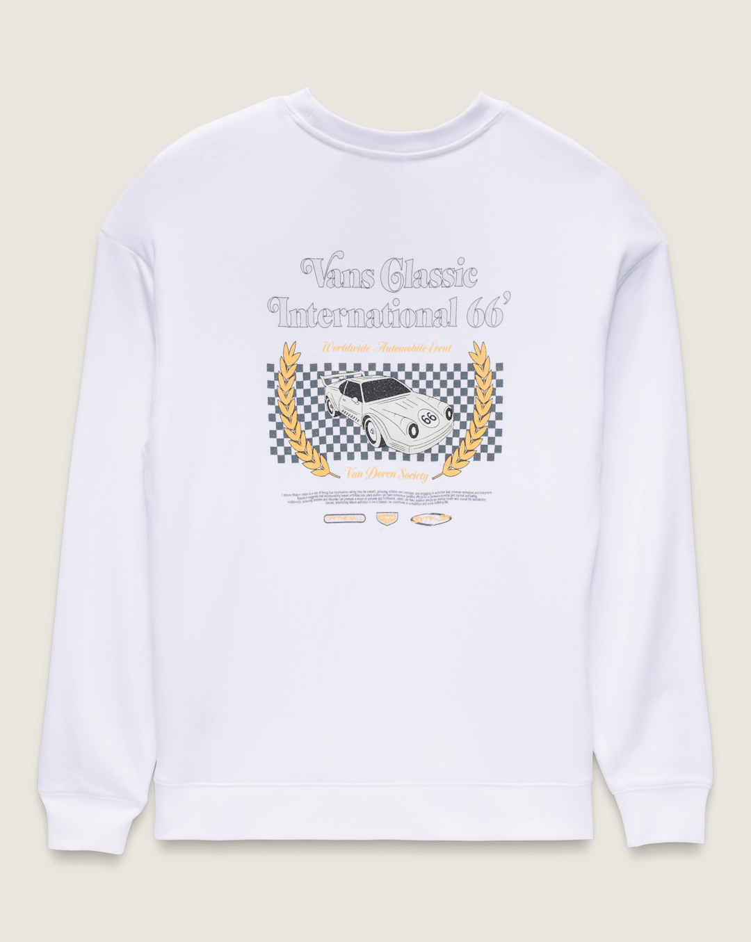 Sport International 66 Crew Sweatshirt in White | Vans online