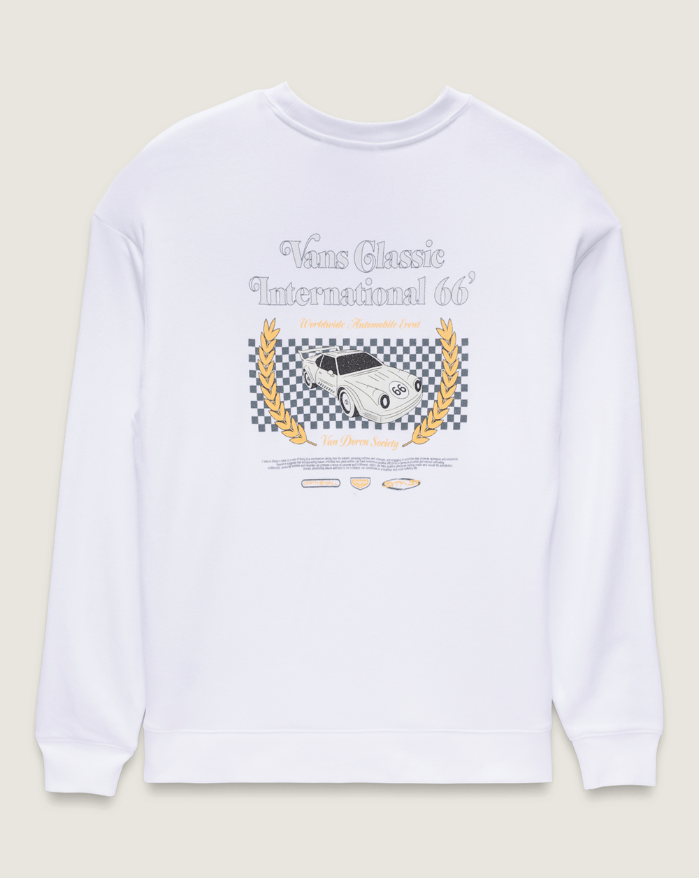 Sport International 66 Crew Sweatshirt in White | Vans online