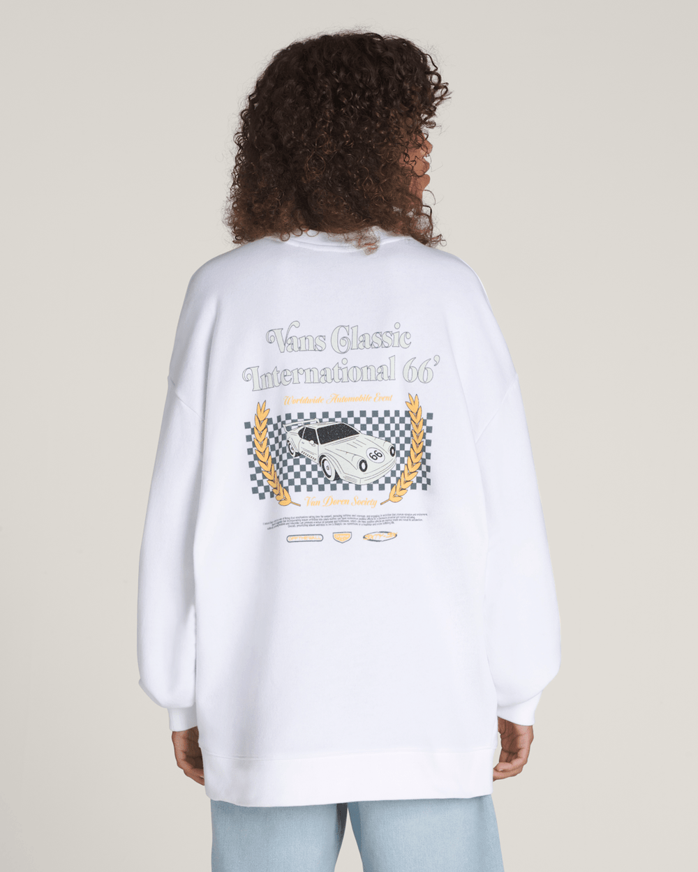 Sport International 66 Crew Sweatshirt in White | Vans online