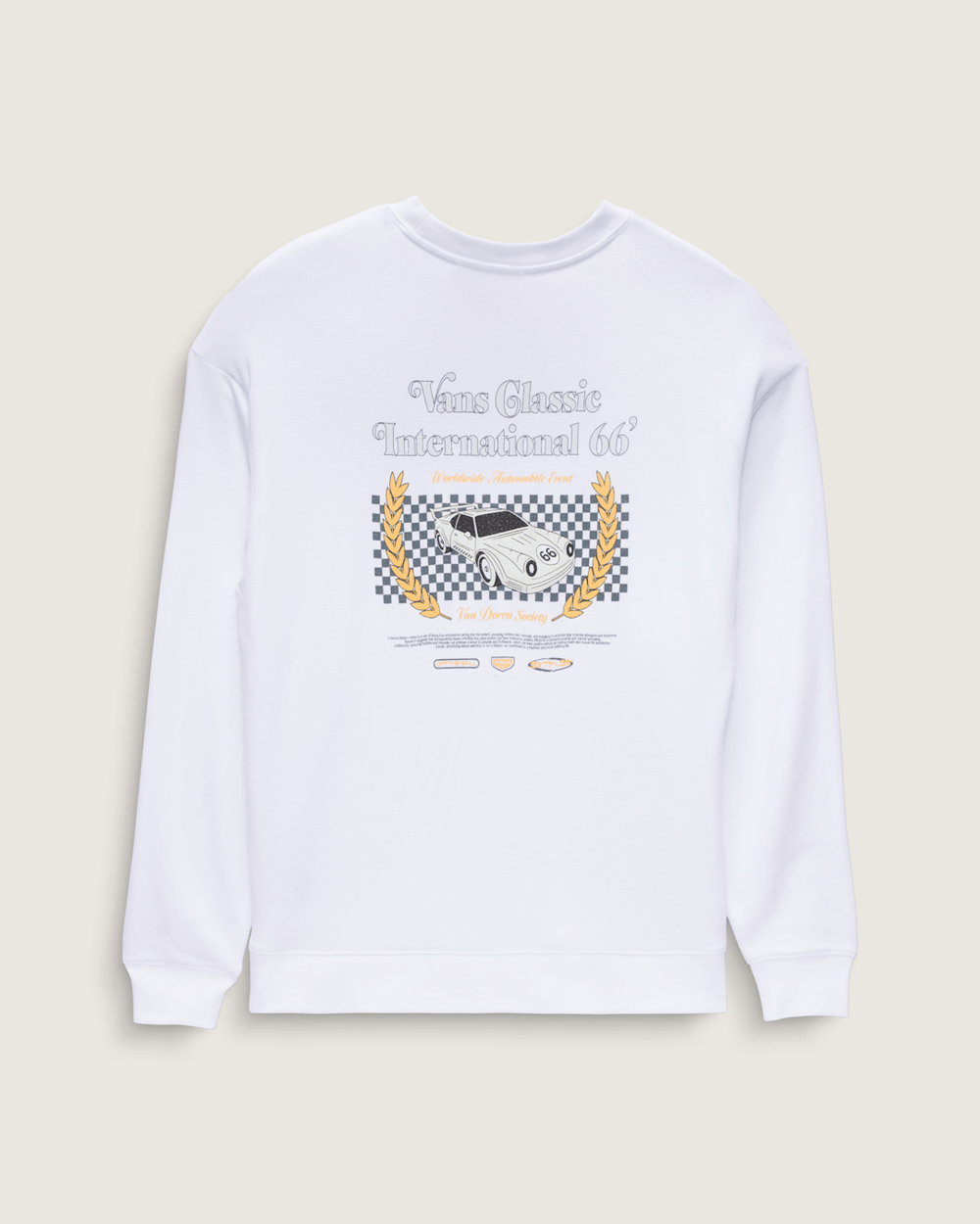 Sport International 66 Crew Sweatshirt in White | Vans online