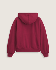 Pearls Logo Retro Pullover Hoodie in Bordeaux Red | Vans outlet