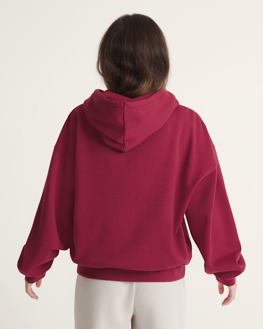 Pearls Logo Retro Pullover Hoodie in Bordeaux Red | Vans outlet