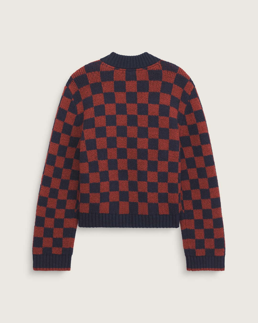Cameron Sweater in Checkerboard Blue / Red | Vans near me