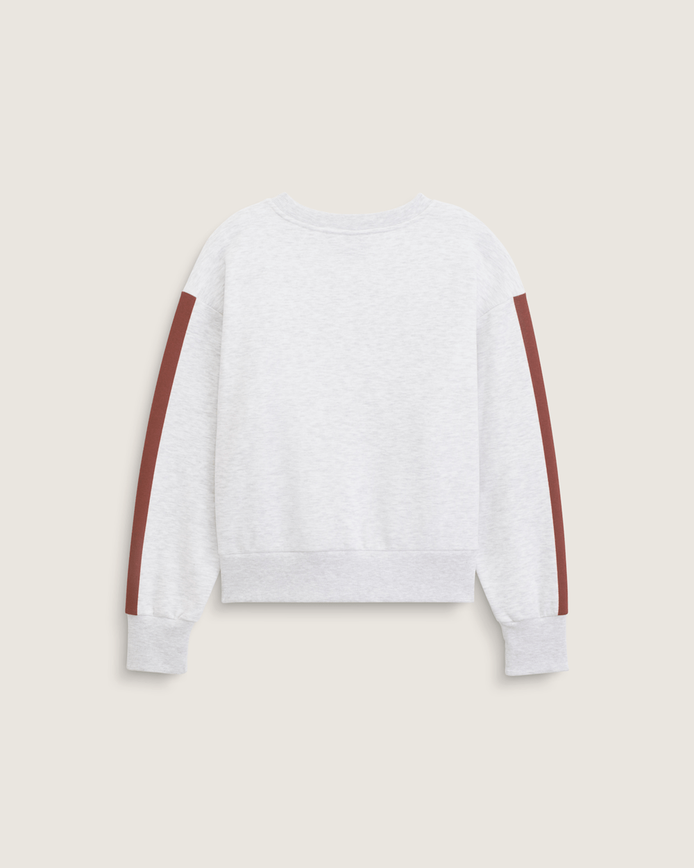 Faster Crew Sweatshirt in Heather White / Port Royal Red | Vans near me