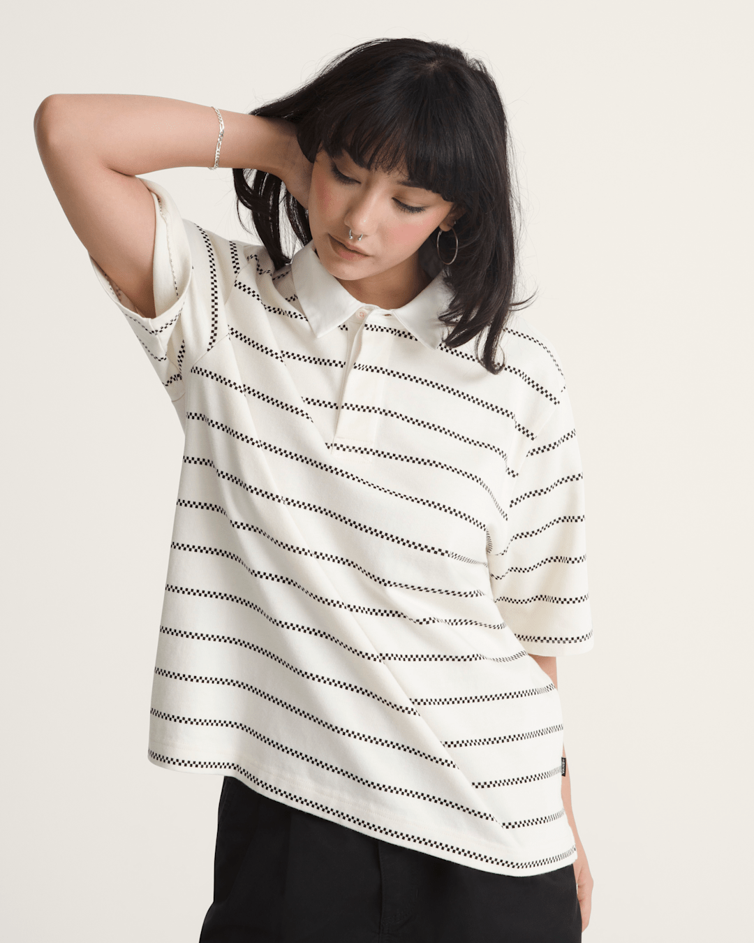 Rugby Shirt in Marshmallow White | Vans on sale