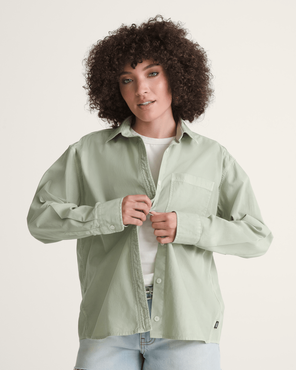 Utility Shirt in Soft Sage Green | Vans discount