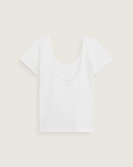 Double Scoop T-Shirt in True White | Vans near me