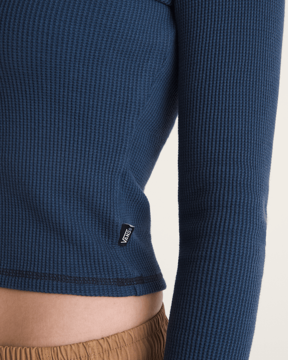 Waffle Long Sleeve in DRESS BLUES | Vans discount