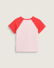Gracie Raglan T-Shirt in Coral Blush Pink | Vans outlet