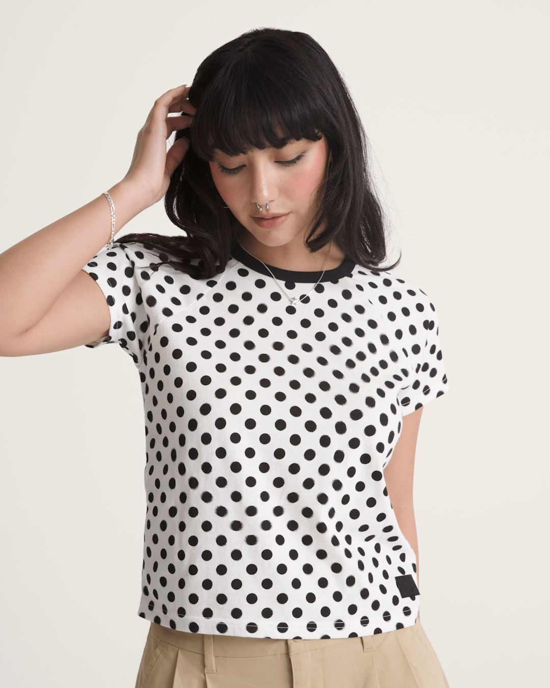Gracie Raglan T-Shirt in Blanc De Blanc White | Vans sale